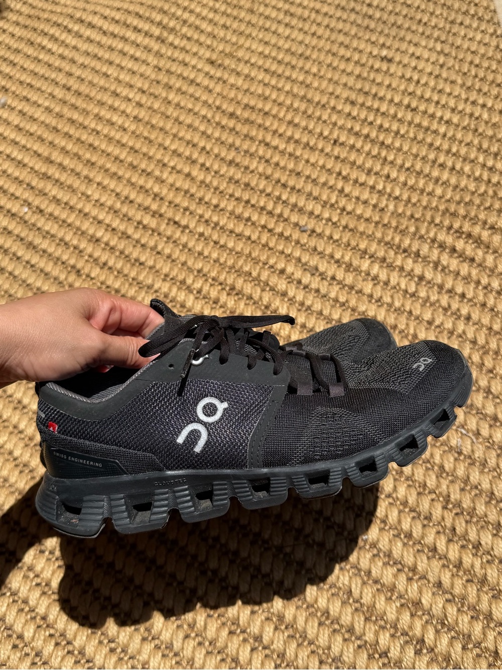 On Running Black Mesh Performance Sneakers - Picture 12 of 13